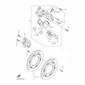 Схема узла: Передний тормоз Yamaha XJ6 Diversion (S-TYPE)