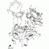 Схема узла: Облицовочные элементы 1 Yamaha XJ600 Diversion (S-TYPE)