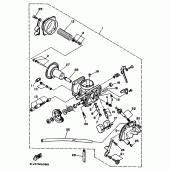 Схема узла: Карбюратор Yamaha XV250 Virago