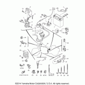 Схема узла: Электрооборудование (2) Yamaha XV1700 Road Star Midnight Silverado