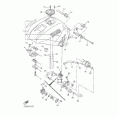 Схема узла: Топливный бак Yamaha YZF-R1 R1