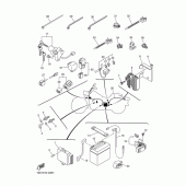 Схема вузла: Електроустаткування 1 Yamaha XVS250 Drag Star