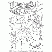 Схема узла: Электрооборудование (1) Yamaha TW200 TRAILWAY