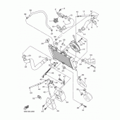Схема узла: Радиатор и Патрубок системы охлаждения Yamaha XJ6 Diversion F (ABS)
