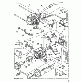 Схема вузла: Карбюратор Yamaha TDM850