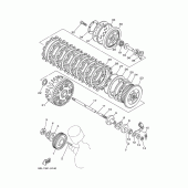 Схема узла: Сцепление Yamaha XVS1100 Drag Star Classic