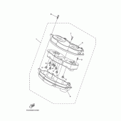 Схема вузла: Панель приладів Yamaha XP500 T-MAX