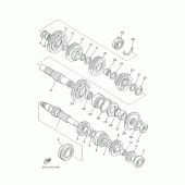 Схема узла: Трансмиссия Yamaha XJR1300