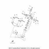 Схема вузла: Рульовий механізм Yamaha TT-R250 TT-R250