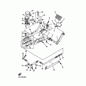 Схема узла: Задний тормозной цилиндр Yamaha XVZ1300 Royal Star Venture S