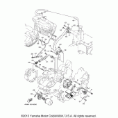 Схема узла: Масляный насос Yamaha XV1600 Road Star Silverado