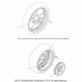 Схема узла: Alternate wheels Yamaha XV1900 Raider SCL
