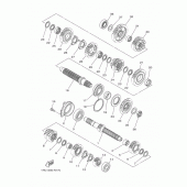 Схема вузла: Трансмісія Yamaha FJ09 FJ-09