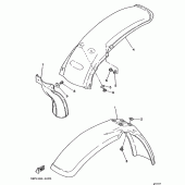 Схема узла: Крыло Yamaha YZ250 YZ250
