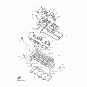Схема вузла: Головка циліндра Yamaha YZF-R1 R1 RaceBase