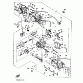 Схема узла: Карбюратор Yamaha YZF750 YZF750