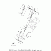 Схема вузла: Рульовий механізм Yamaha XVS1100 V-Star Custom