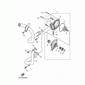 Схема вузла: Водяний насос Yamaha FZ10/MTN1000 MT-10 SP