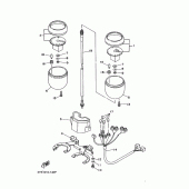 Схема узла: Панель приборов Yamaha FZX250 ZEAL