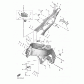 Схема вузла: Рама Yamaha YZF-R6/YZF600 R6