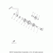 Схема вузла: Привід стартера Yamaha TTR125 TT-R125