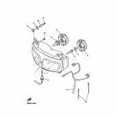 Схема вузла: Фара Yamaha FZS600 FAZER
