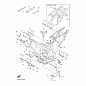 Схема вузла: Рама Yamaha YZ450F YZ450F