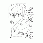 Схема вузла: Сидіння Yamaha XVS250 Drag Star
