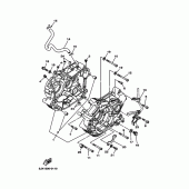 Схема узла: Картер двигателя Yamaha XVS125 Drag Star