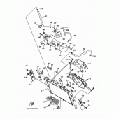 Схема вузла: Радіатор та Патрубок системи охолодження Yamaha XSR900/ MTM850 XSR900