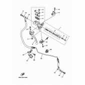 Схема вузла: Front master cylinder 2 Yamaha XTZ1200 Super Tenere ES