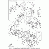 Схема вузла: Впускна система Yamaha XV1600 Road Star Silverado