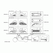 Схема вузла: Емблема 6 (5KP7) Yamaha XVS400 Drag Star