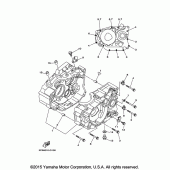 Схема вузла: Картер двигуна Yamaha XT250 XT250