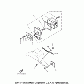 Схема вузла: Задній ліхтар (Стоп сигнал) Yamaha TW200