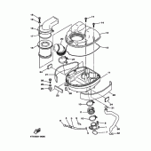 Схема вузла: Впускна система Yamaha TDM850