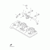 Схема вузла: Система індукції повітря Yamaha YZF-R6/YZF600 R6