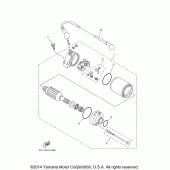 Схема вузла: Електричний стартер Yamaha XT250 XT250