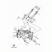 Схема узла: Рама Yamaha MT09/ MTN850 MT-09