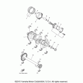 Схема узла: Коленчатый вал и Поршень Yamaha FJ09 FJ-09