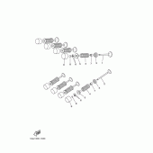 Схема вузла: Клапан Yamaha XP500 T-MAX