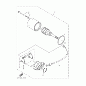 Схема вузла: Електричний стартер Yamaha TTR110 TT-R110