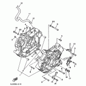 Схема узла: Картер двигателя Yamaha XV250 Virago