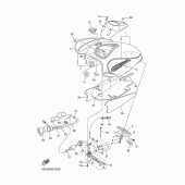 Схема вузла: Паливний бак Yamaha XVS650 Drag Star Classic