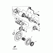 Схема вузла: Привід стартера Yamaha TT600