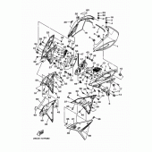 Схема вузла: Облицювальні елементи Yamaha FJ09 FJ-09