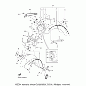 Схема вузла: Крило Yamaha XVS1300 V-Star Deluxe
