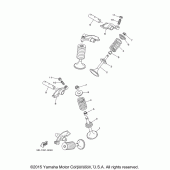 Схема вузла: Клапан Yamaha XVS1100 V-Star Custom