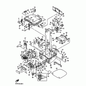 Схема узла: Travel bag Yamaha XVZ1300 Royal Star Midnight Venture