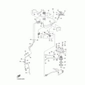 Схема узла: Топливный бак Yamaha XVS1300 Midnight Star